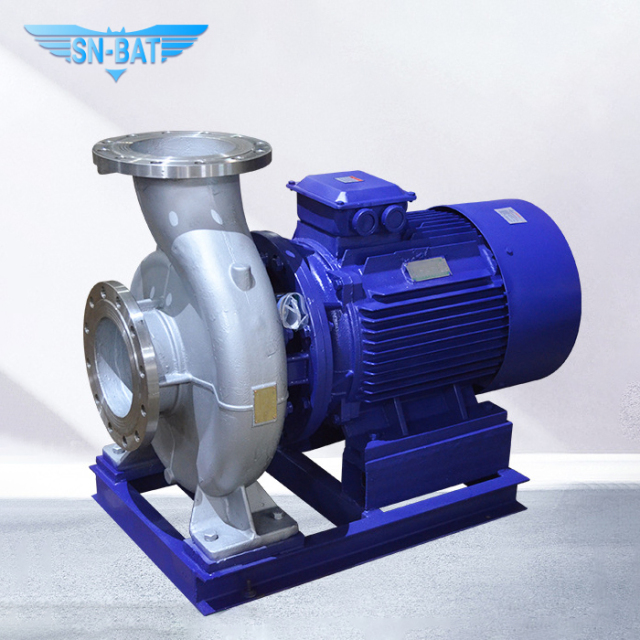 Bomba de tubería horizontal