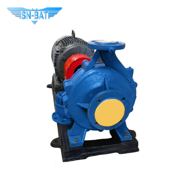 ปั๊มน้ำแรงเหวี่ยงสำหรับน้ำสะอาด แบบขั้นตอนเดียว ดูดทางเดียว