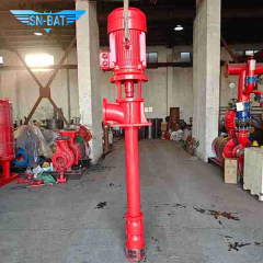 Пожарный насос с длинной шахтой для глубоководных скважин