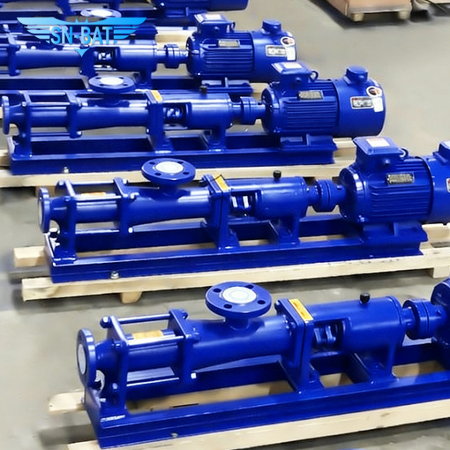 Bomba de tornillo de acero inoxidable