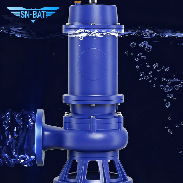 自動攪拌式汚水ポンプ