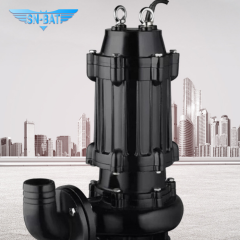 Bomba de esgoto com agitação automática