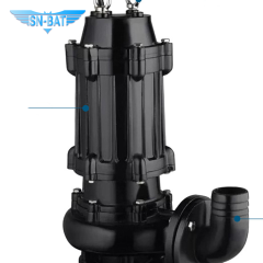 Погружной насос для сточных вод, предотвращающий засорение.