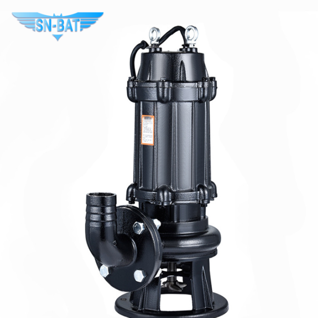 Tauchfähige, verstopfungsfreie Abwasserpumpe