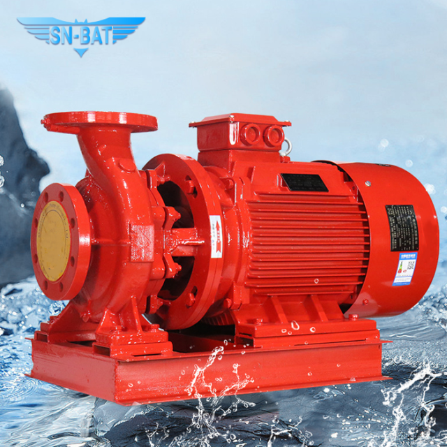 Máy bơm chữa cháy một tầng nằm ngang