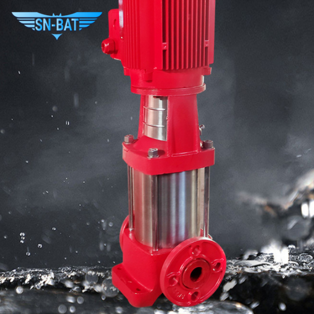 Bomba de incêndio vertical de múltiplos estágios