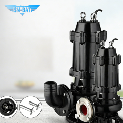 Bomba de esgoto com agitação automática