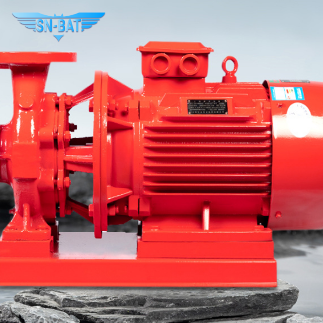 ปั๊มดับเพลิงแบบขั้นตอนเดียวแนวนอน