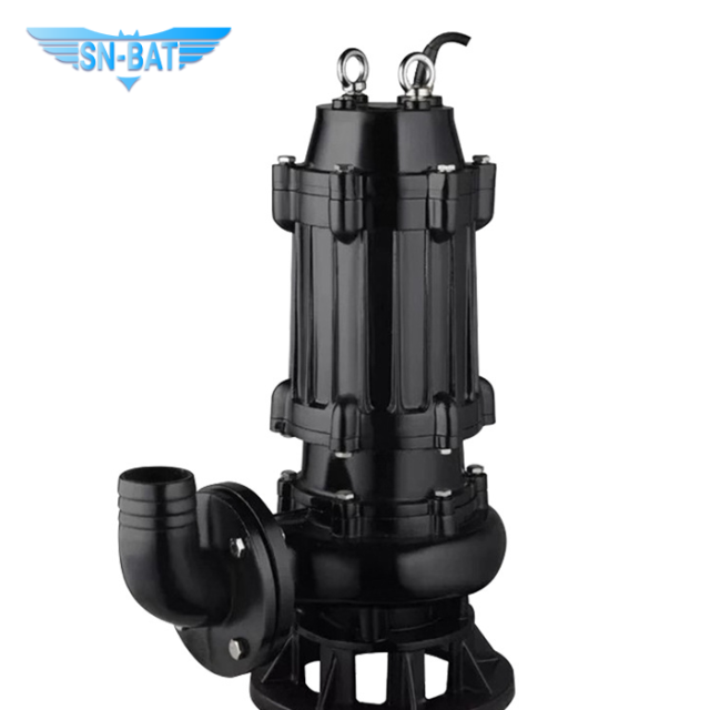 Bomba de esgoto com agitação automática