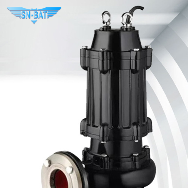 Погружной насос для сточных вод, предотвращающий засорение.