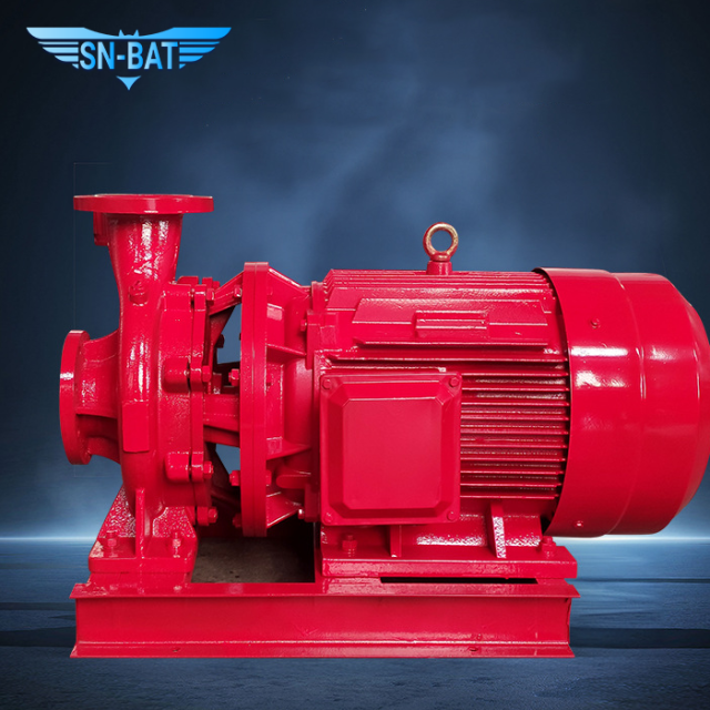 Máy bơm chữa cháy một tầng nằm ngang