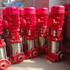 Bomba de incêndio vertical de múltiplos estágios