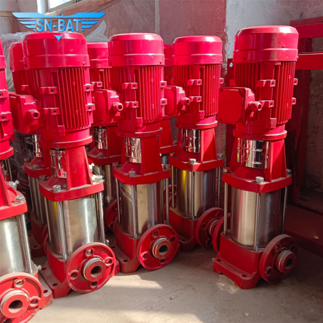 Bomba de incêndio vertical de múltiplos estágios