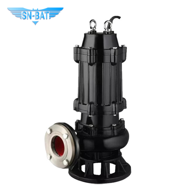 Bomba de esgoto com agitação automática