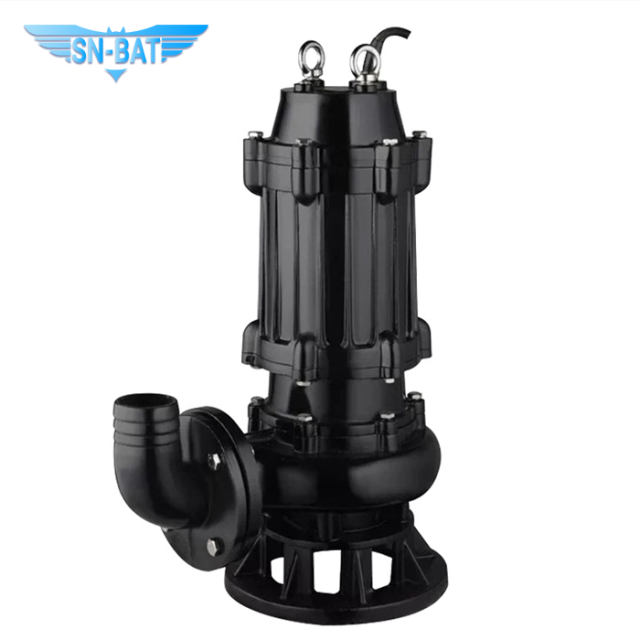 Погружной насос для сточных вод, предотвращающий засорение.