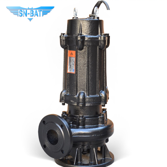 Tauchfähige, verstopfungsfreie Abwasserpumpe