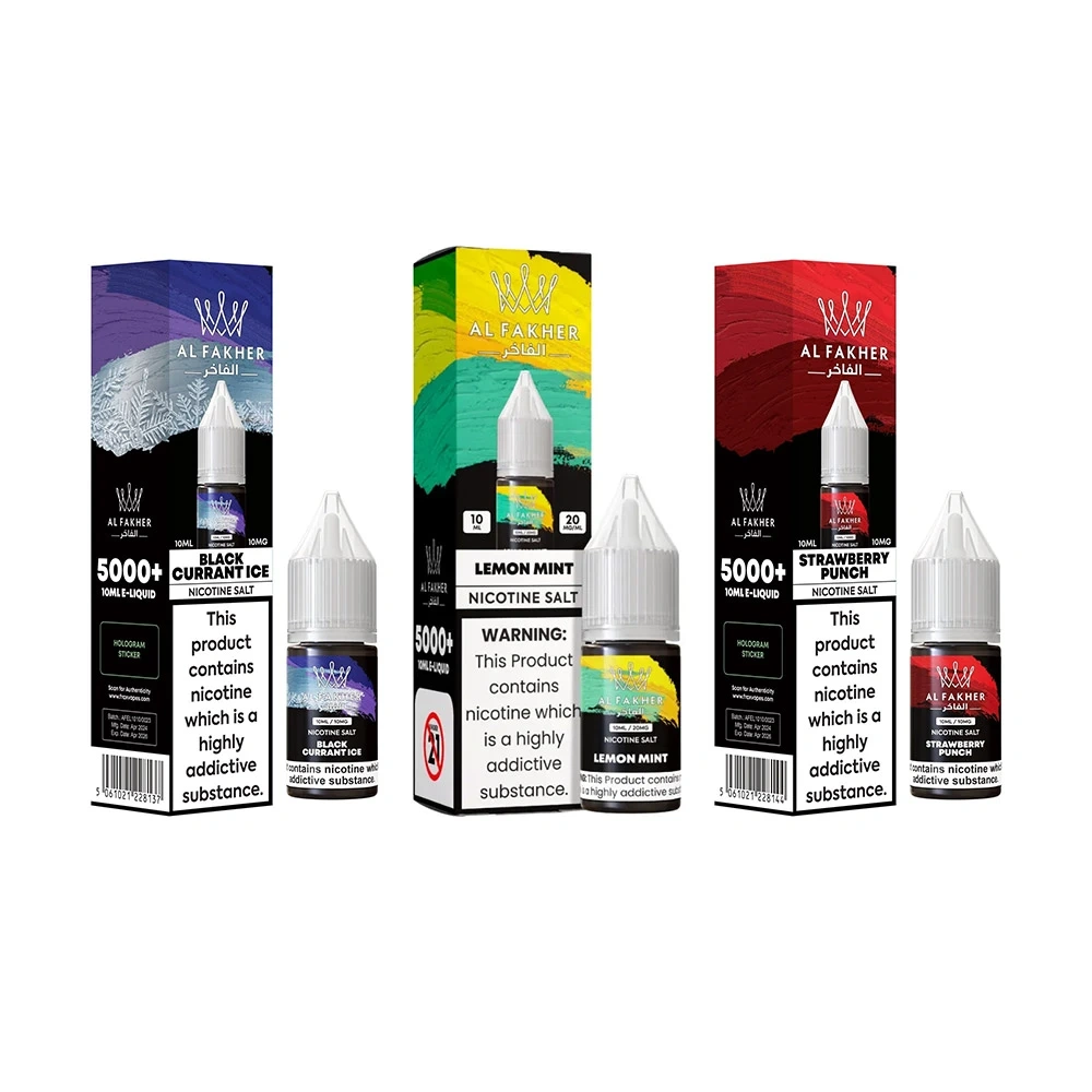 AL FAKHER Nicotine Salt 10ml Vape Pen Juice E Cigarette Liquid Refilled