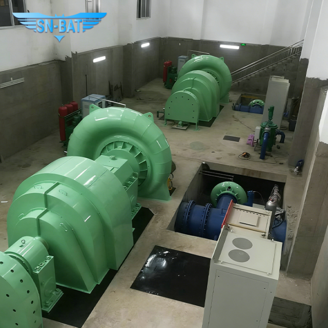 水冷式水力発電機