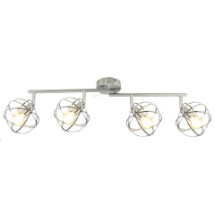 E14 Spotlight  52274.0118.01,Shaoxing Yuexing Lighting Co., Ltd.,Cheap Surface Mounted Stage Shop Showroom Mini Straight Wall E14 Silver Chrome LED Spotlight Lamp Ceiling Spot Lighting
