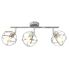E14 Spotlight  52274.0118.01,Shaoxing Yuexing Lighting Co., Ltd.,Cheap Surface Mounted Stage Shop Showroom Mini Straight Wall E14 Silver Chrome LED Spotlight Lamp Ceiling Spot Lighting