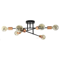 E27 6-Light Ceiling Lamp C18301B-6,Shaoxing Yuexing Lighting Co., Ltd.,E27 6-Light Ceiling Lamp C18301B-6
