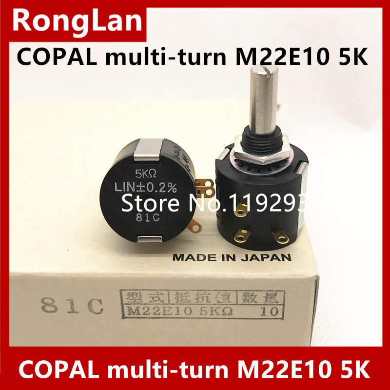 NEW AND ORIGINAL COPAL M22E10 1K 2K 5K 10K 100K multi ring potentiometer made in Japan