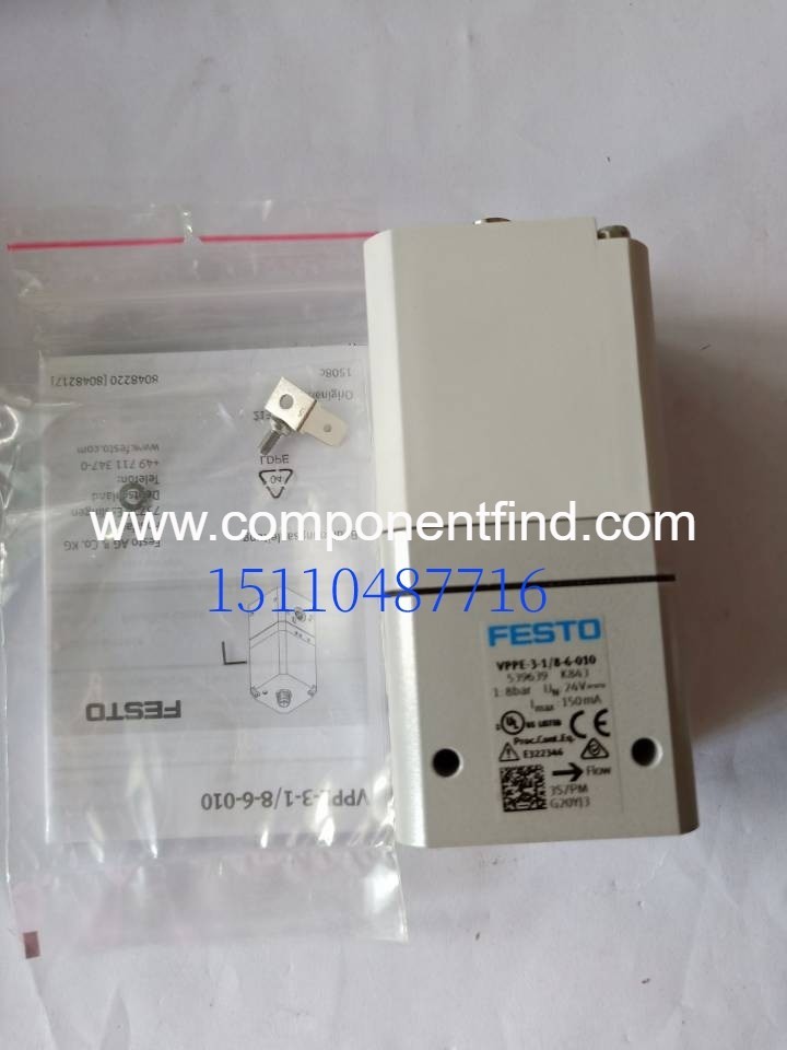 Festo FESTO proportional pressure regulator VPPE-3-1/8-6-010 539639 genuine spot