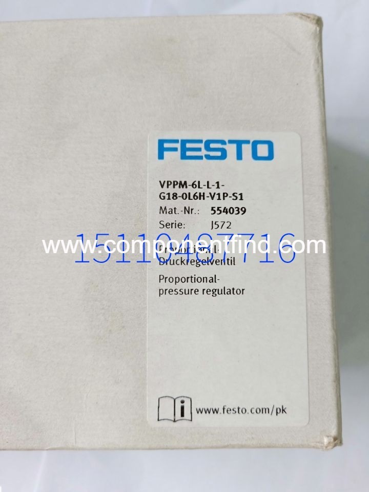 Festo FESTO proportional valve VPPM-6L-L-1-G18-0L2H-A4N 542236 spot