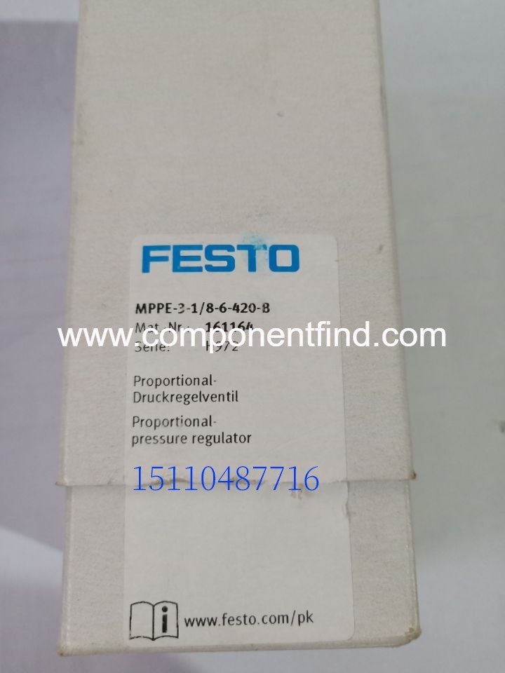 Festo FESTO MPPE-3-1/8-6-420-B pressure proportional valve 161164 spot