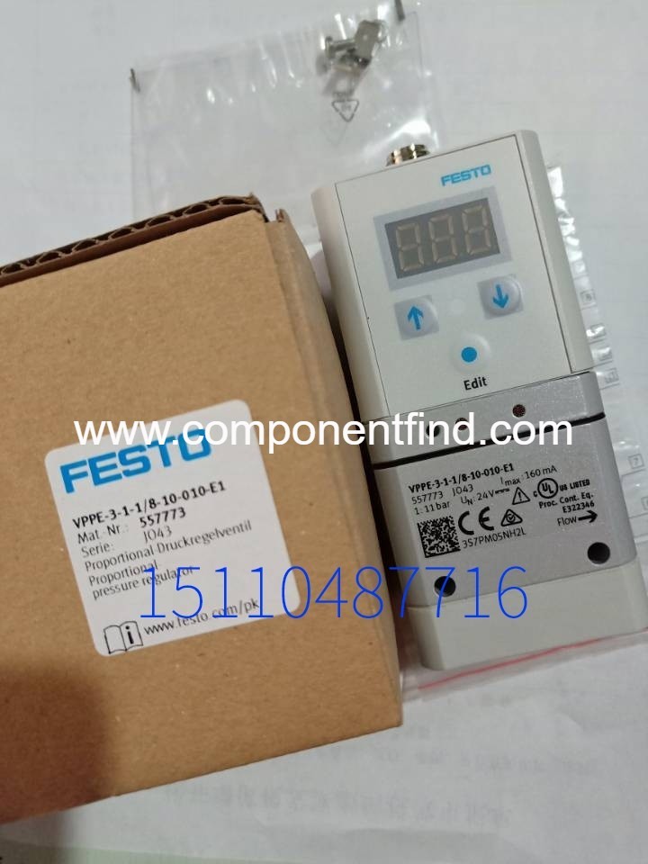 Festo FESTO proportional pressure regulator VPPE-3-1/8-6-010 539639 genuine spot