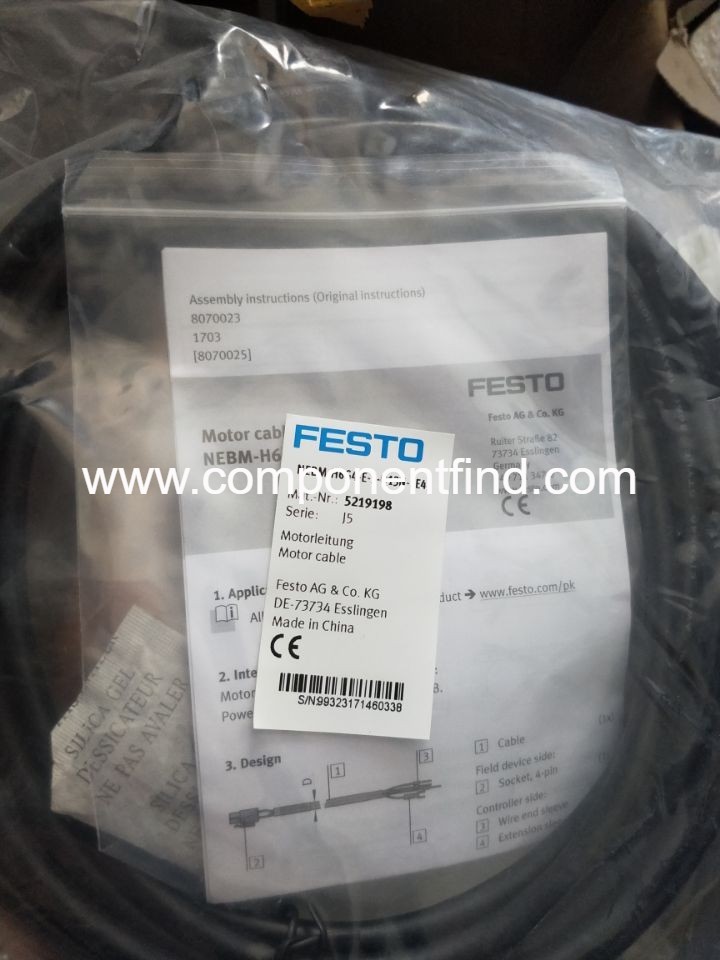 Festo FESTO encoder cable NEBM-H6G4-E-5-Q13N-LE4 5219198 spot