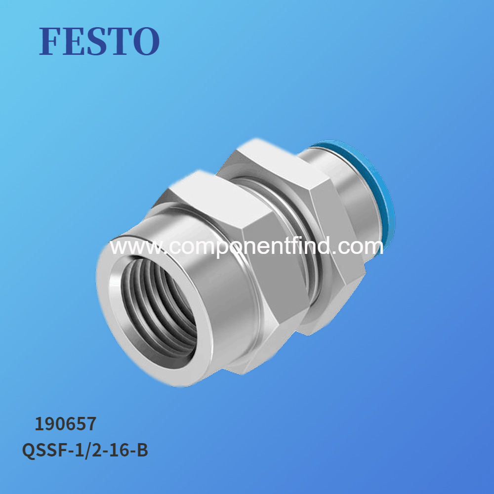 Festo FESTO threaded plate connector QSSF-1/2-16-B 190657 genuine spot