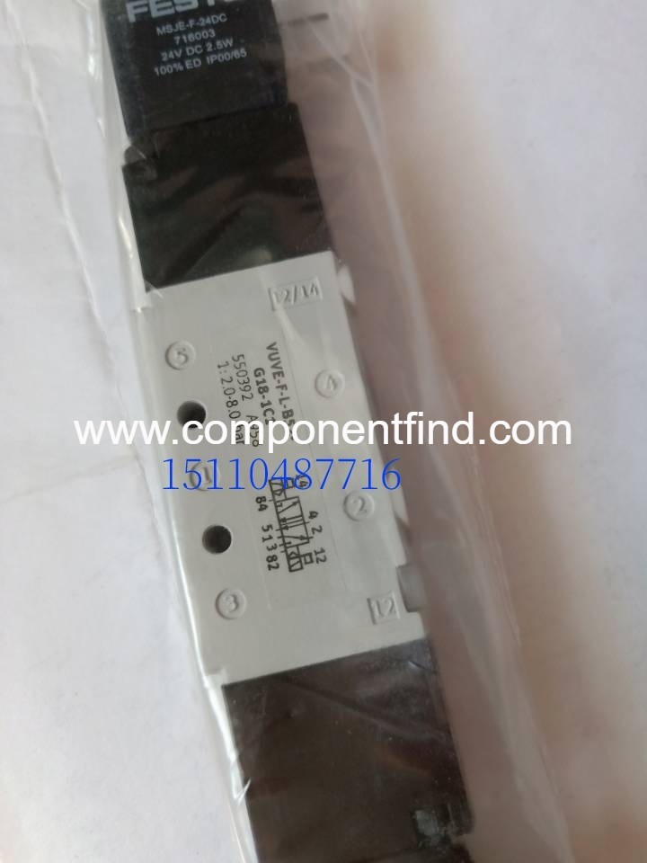 New original Festo FESTO solenoid valve VUVE-F-L-B52-G18-1C1 550392 spot
