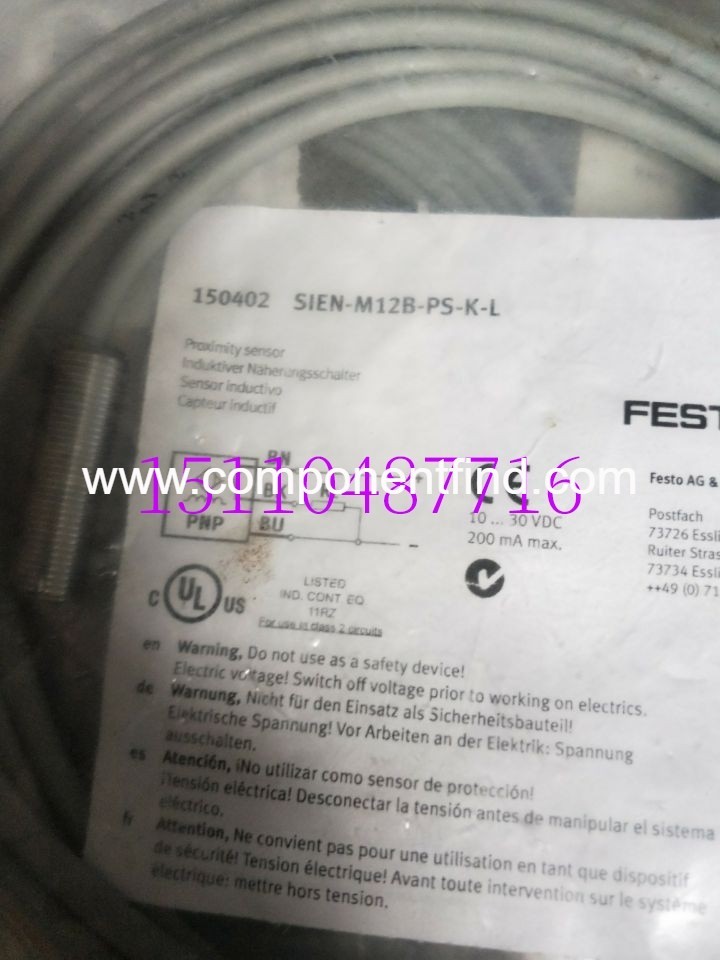 Festo FESTO SIEN-M8B-PS-K-L proximity switch 150386 spot