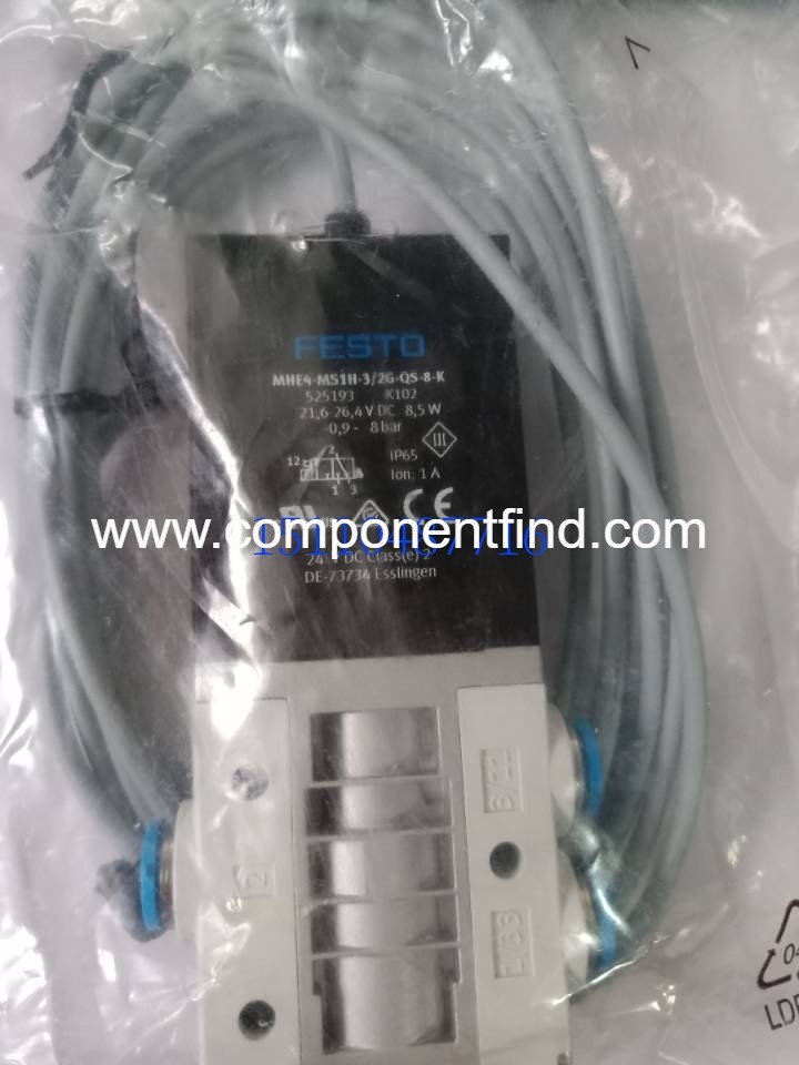 Festo FESTO solenoid valve MHE4-MS1H-3 2G-QS-8-K 525193 spot