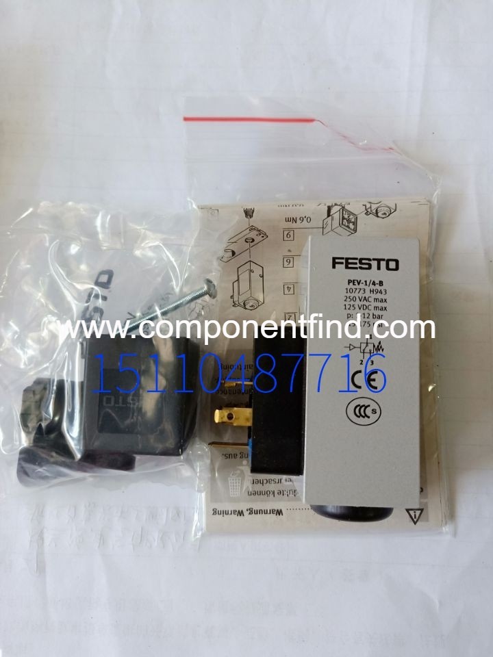 Festo FESTO connector GRLA-1/8-QS-6-RS-B 162965 spot