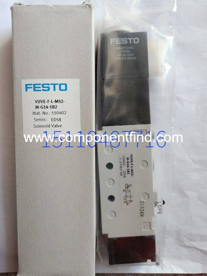 Festo FESTO solenoid valve VUVG-B14-M52-AZT-F-1P3 566516 original authentic spot