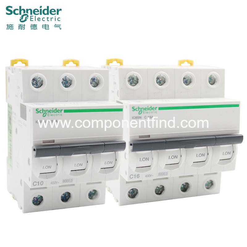 Original Schneider iC65N circuit breaker 1P2P3P4P-16a20a25a32a40-63A total air switch A9