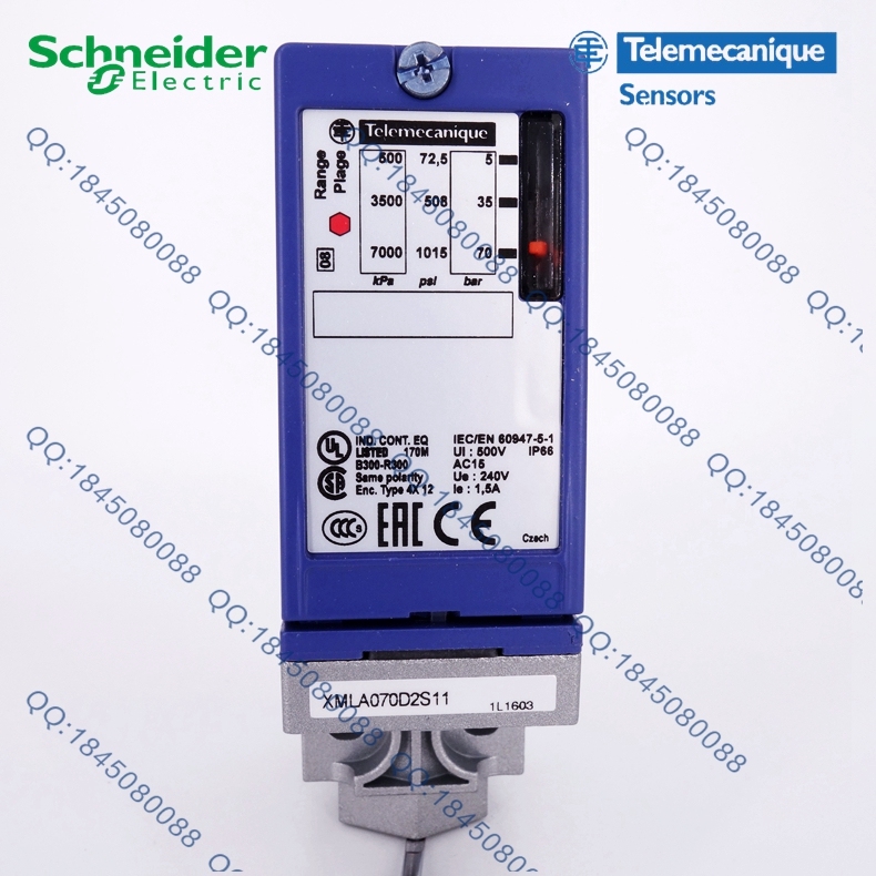 Authentic Schneider pressure switch XMLA070D2S11 XML-A070D2S11