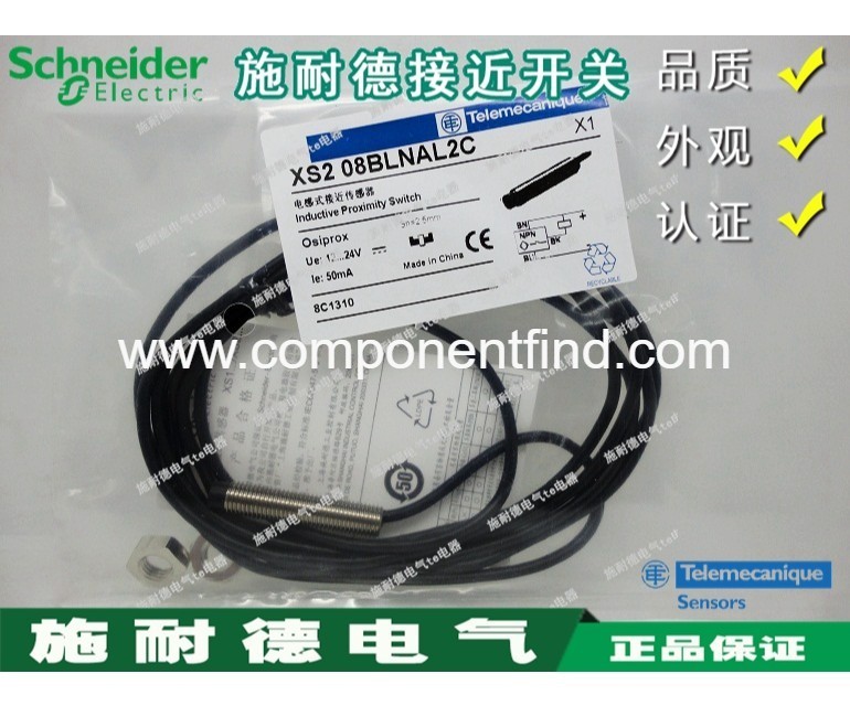 Authentic Schneider proximity switch XS208BLNAL2C XS2-08BLNAL2C