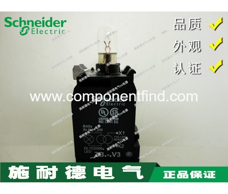 Authentic Schneider indicator ZBV3 module ZB-V3 ZB.-.V3