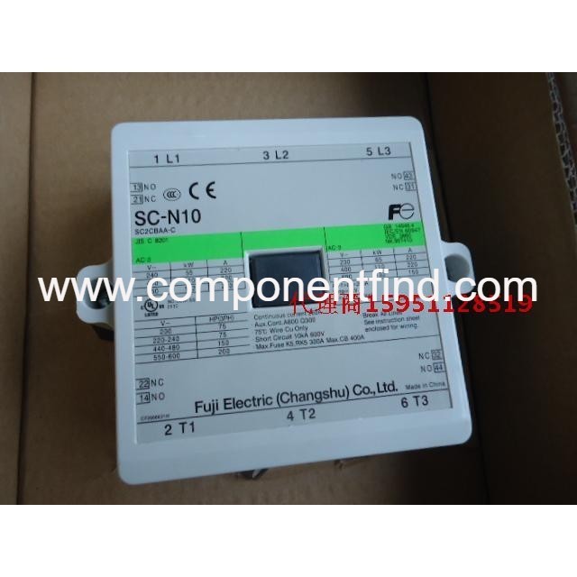 Fuji contactor SC-N10-C AC220V AC110V DC220V original authentic fake one compensation ten