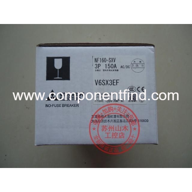 New original Japanese - molded case circuit breaker NF160-SXV 3P 160A 150A 125A