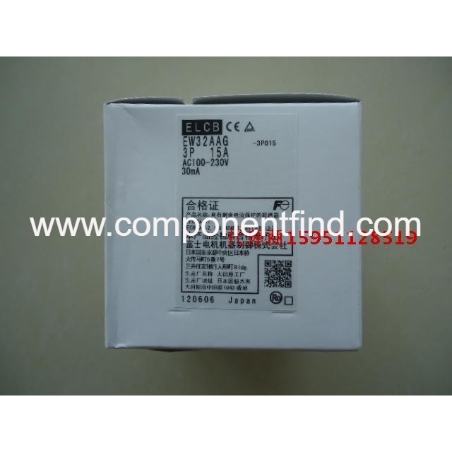 [Original genuine] Acting Japanese FUJI/ Fuji leakage circuit breaker switch EW32AAG-3P015B