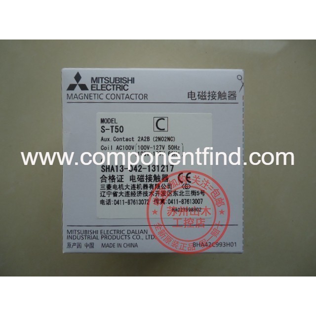 New original - contactor - electromagnetic contactor S-T50 AC100V AC200V AC380V