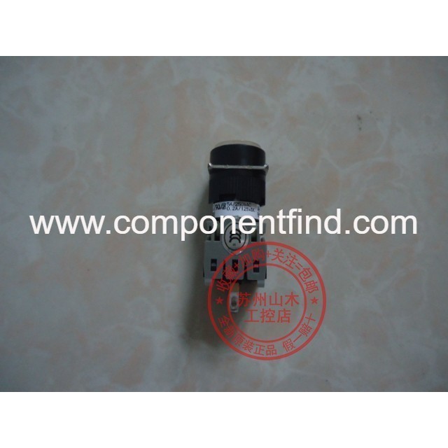 Brand new original Japanese Fuji FUJI round without light button self-locking AH164-E5W11.G.R.Y.A