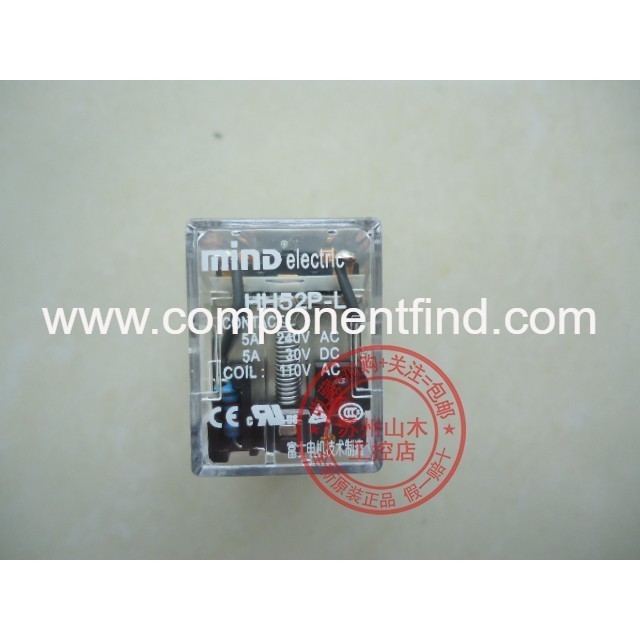 New original authentic Wuxi Mingda control relay HH52P-L AC110V Fuji intermediate relay