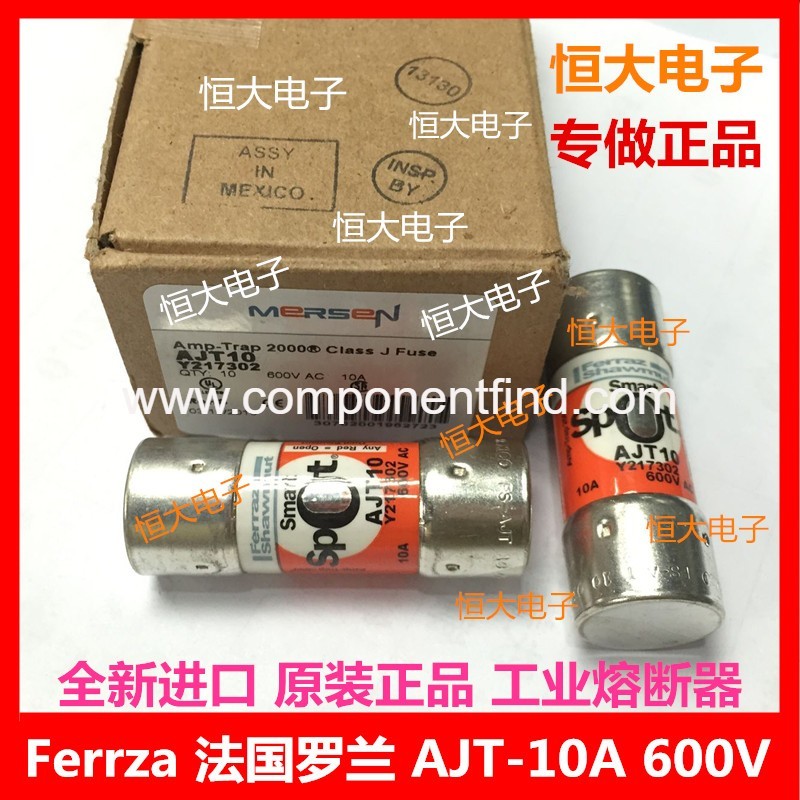 French FERRAZ - Farrell MERSEN fuse core fuse delay fuse AJT 1-1/4A