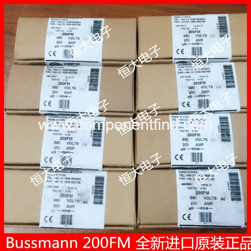 Original BUSSMANN imported fast fuse BS88 series ceramic fuse 200FM 200A 690V