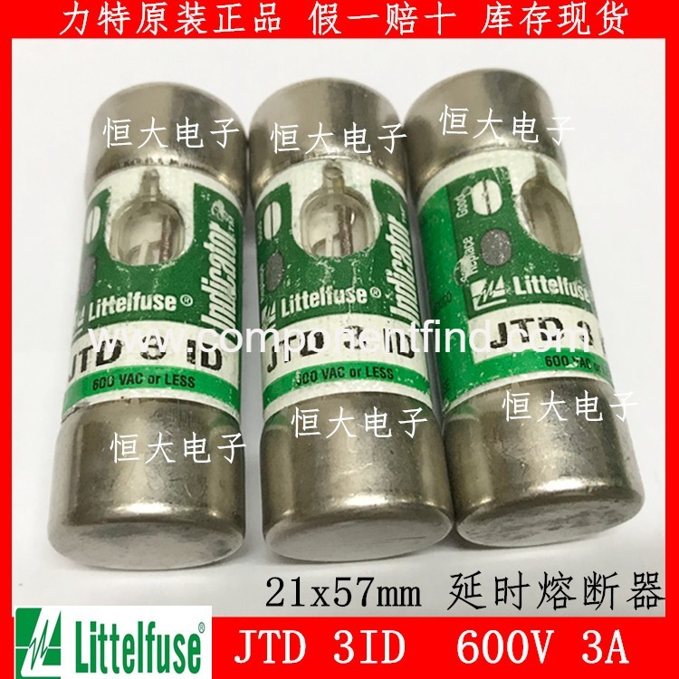 littelfuse JTD 3 ID 600V 3A delay fuse original imported fuse